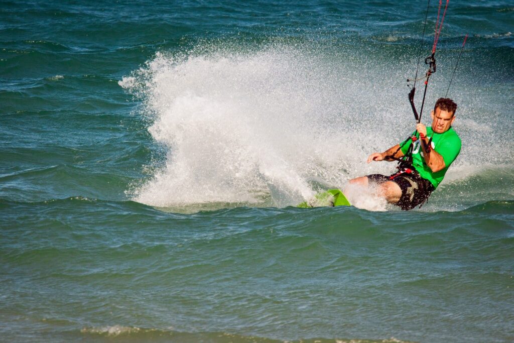 kiteboarding in La Ventana