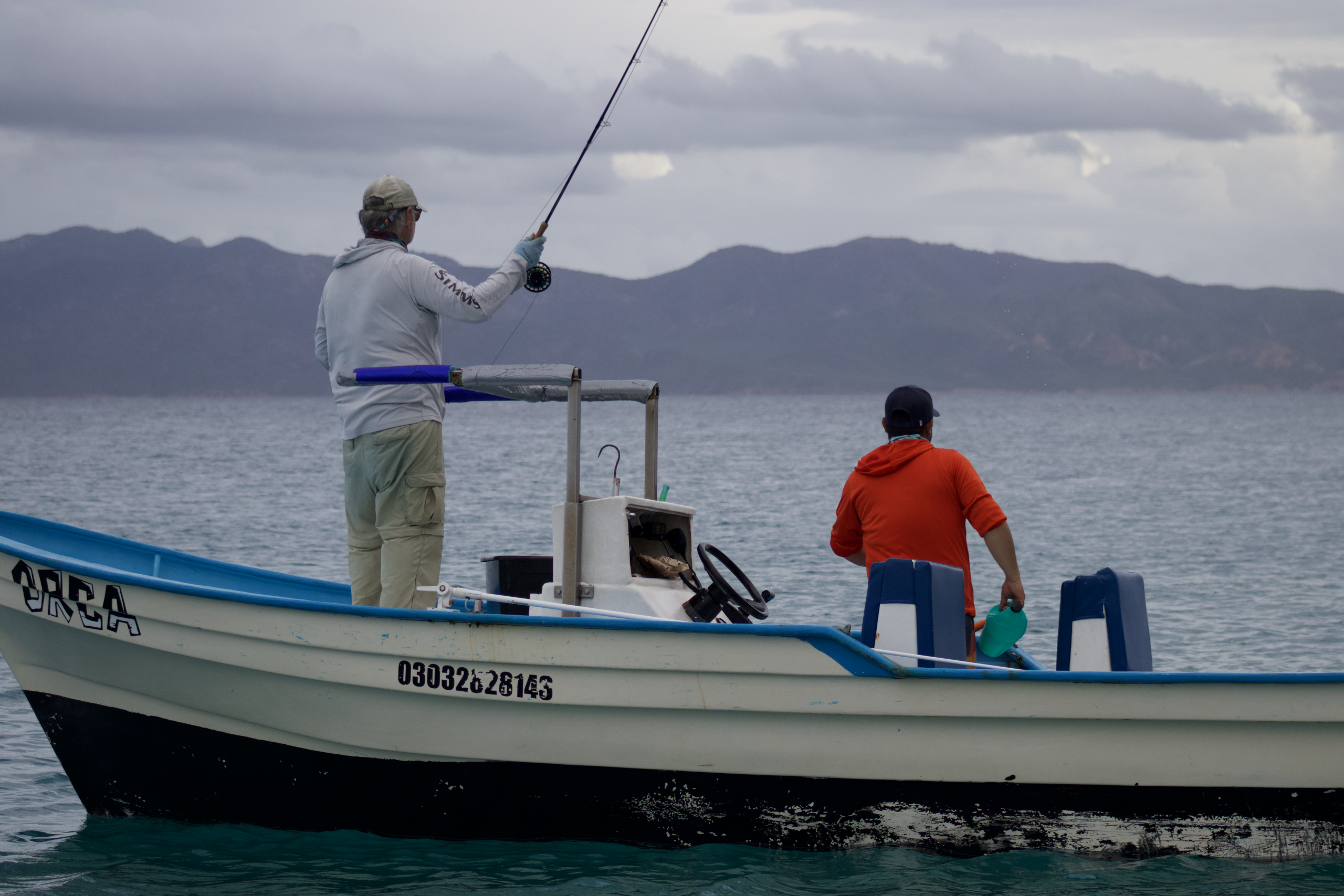 Fly fishing Palapas Ventana La Ventana BCS Mexico - sport fishing on fly