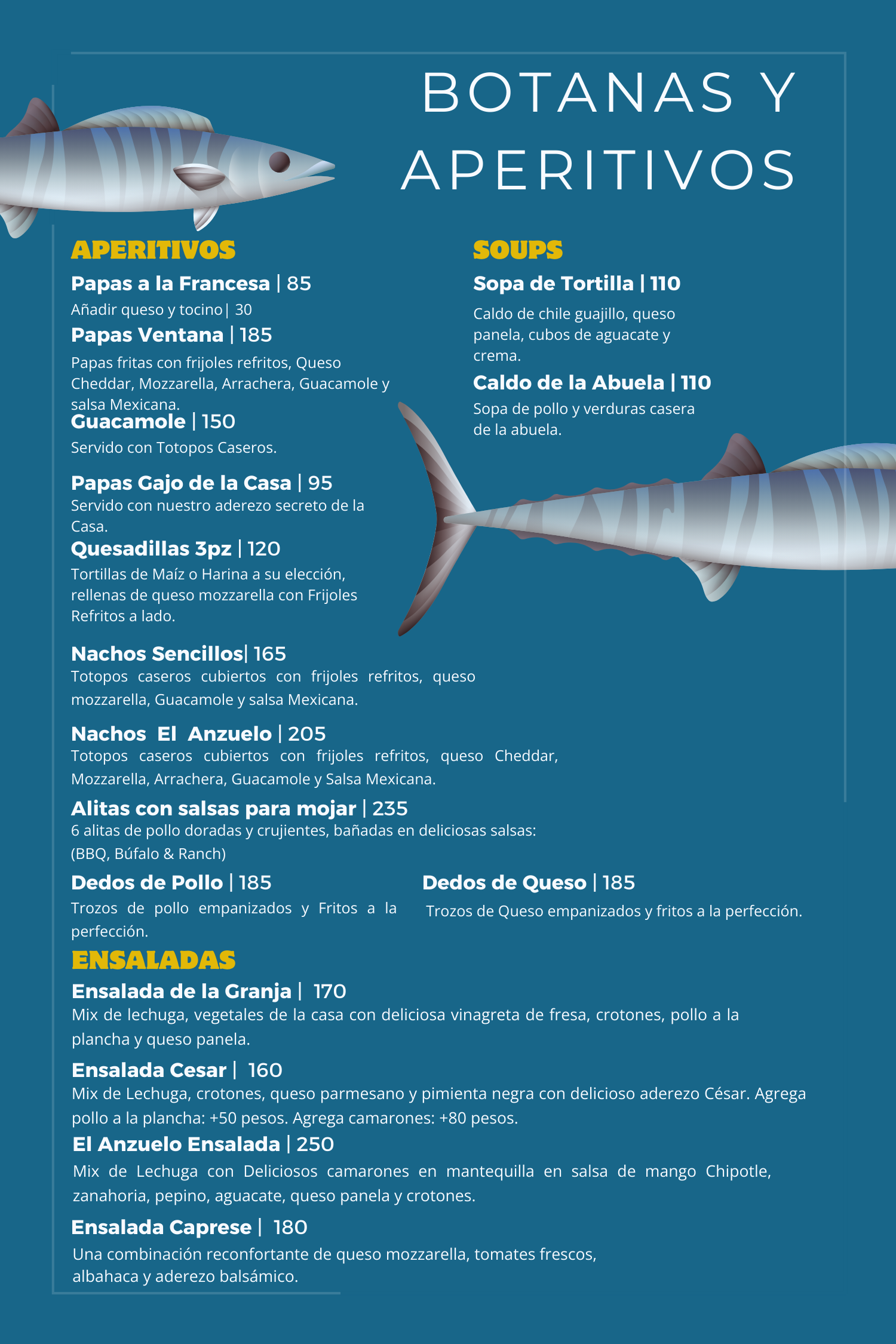 Menú en Español - Página 3
