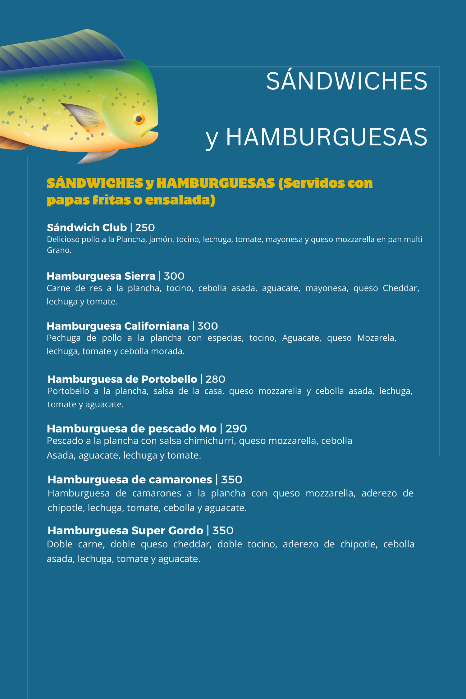 Menú en Español - Página 4