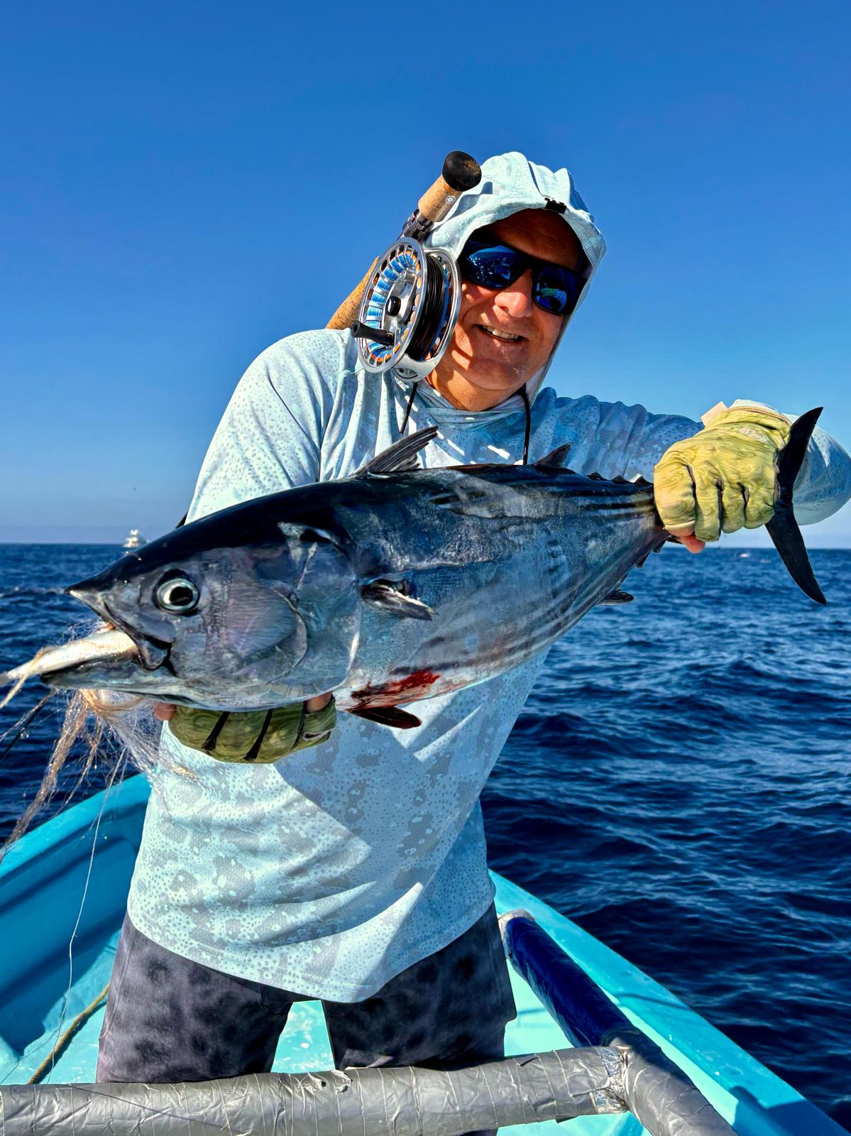 Fly fishing Palapas Ventana La Ventana BCS Mexico - guided fly day
