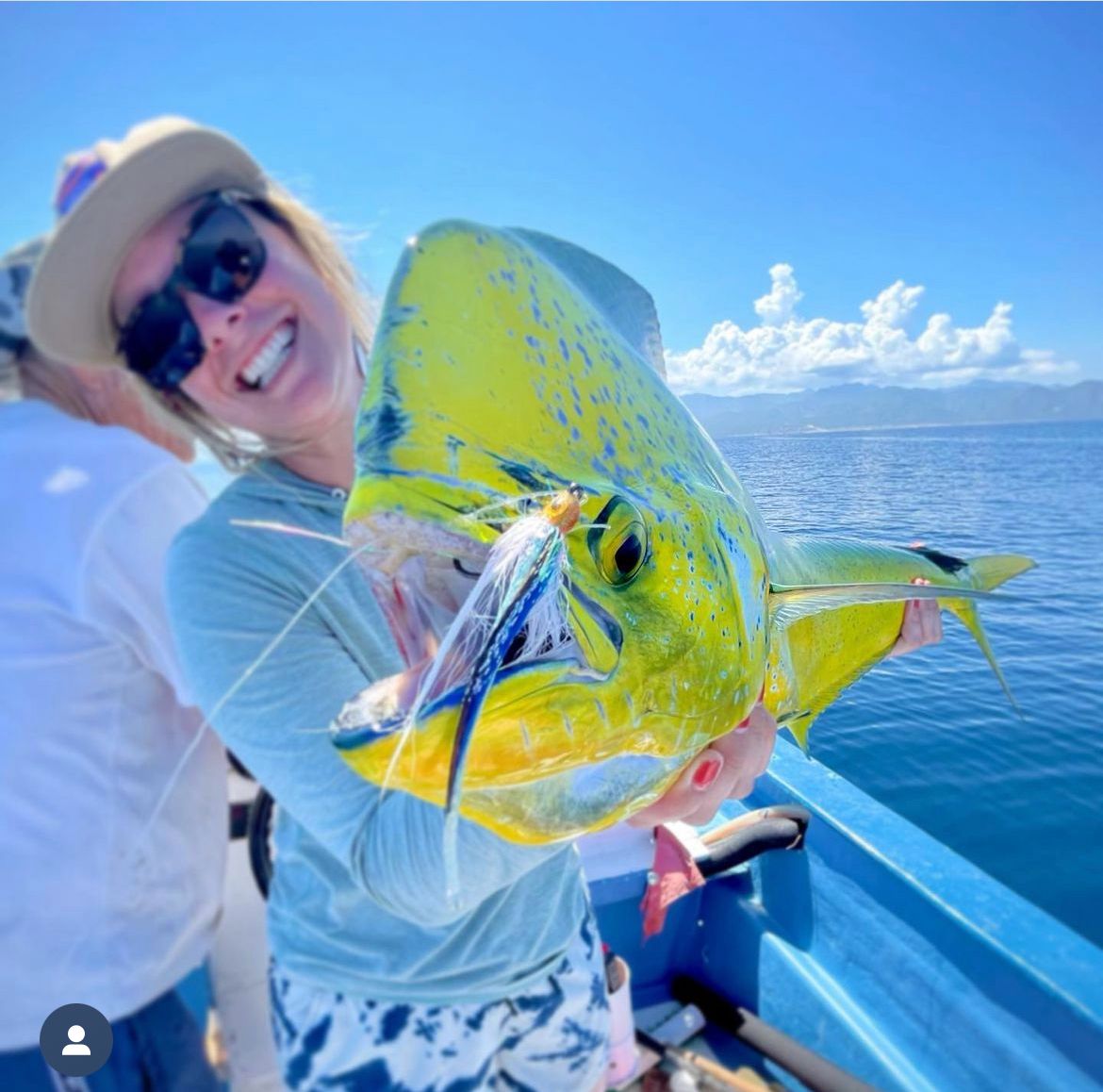 Angler with catch
