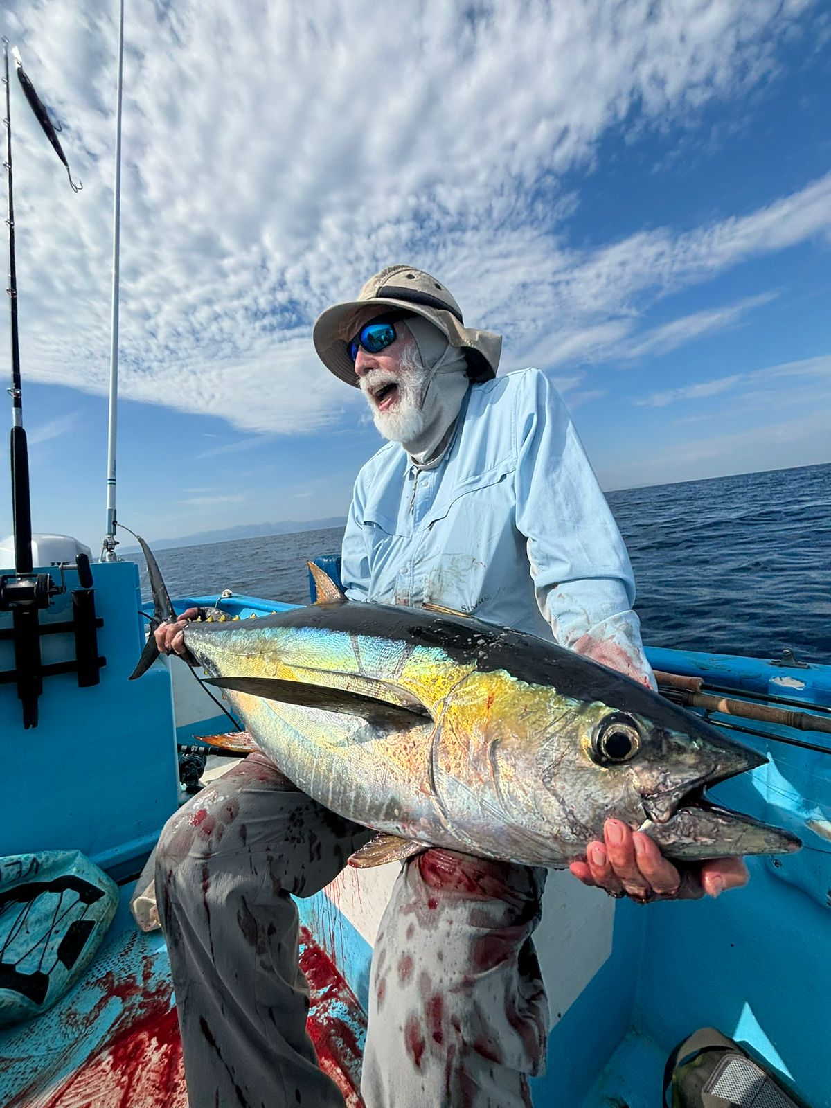 Fly fishing Palapas Ventana La Ventana BCS Mexico - Sea of Cortez catch