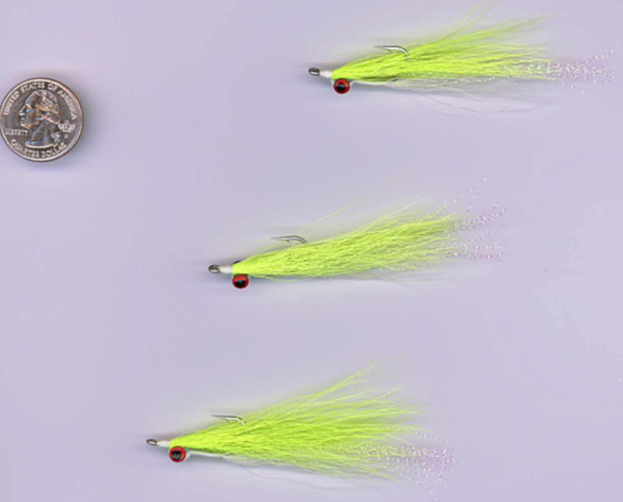 Clouser flies in proven colors