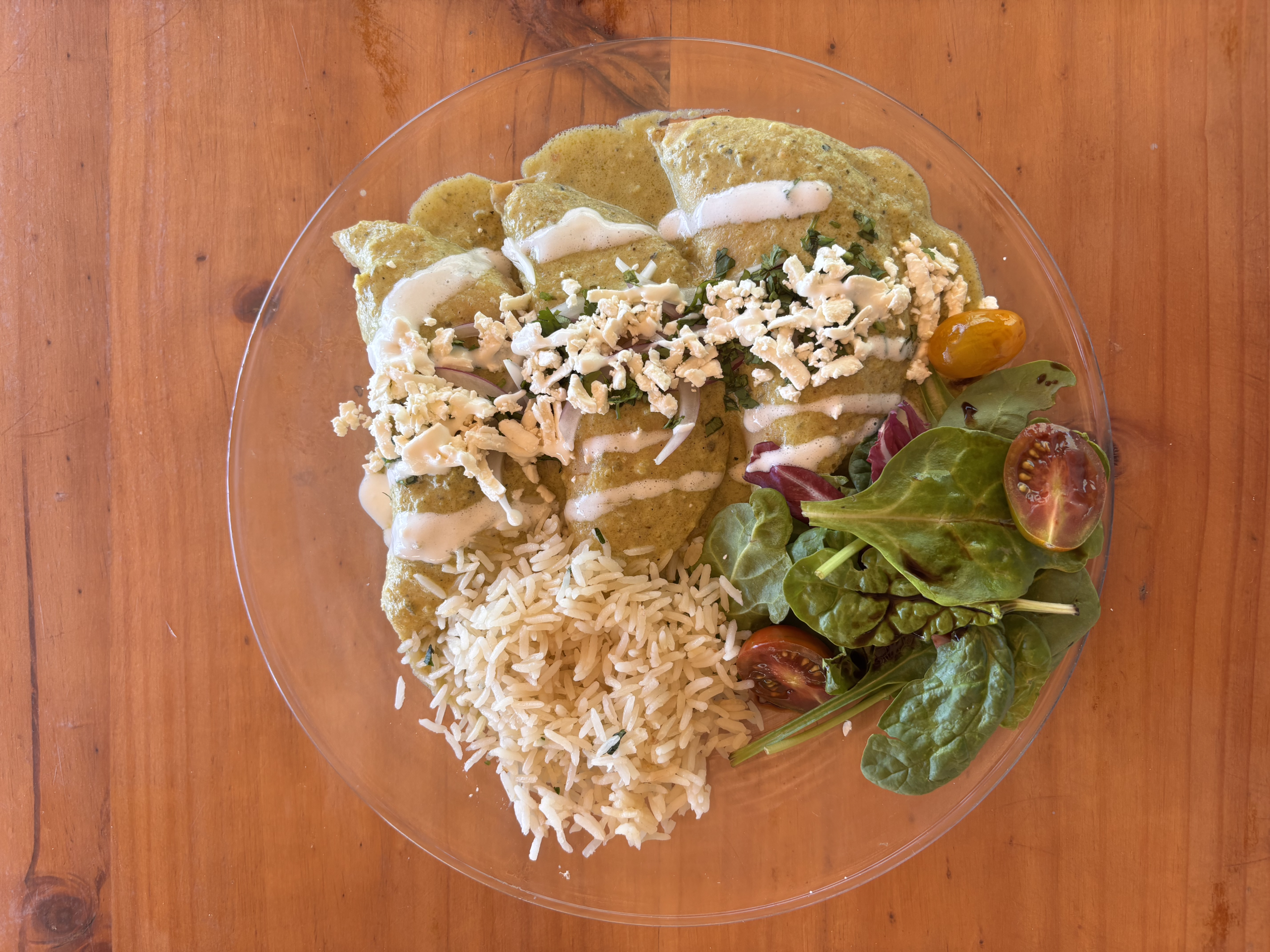 Mexican fare lunch with Palapas Ventana