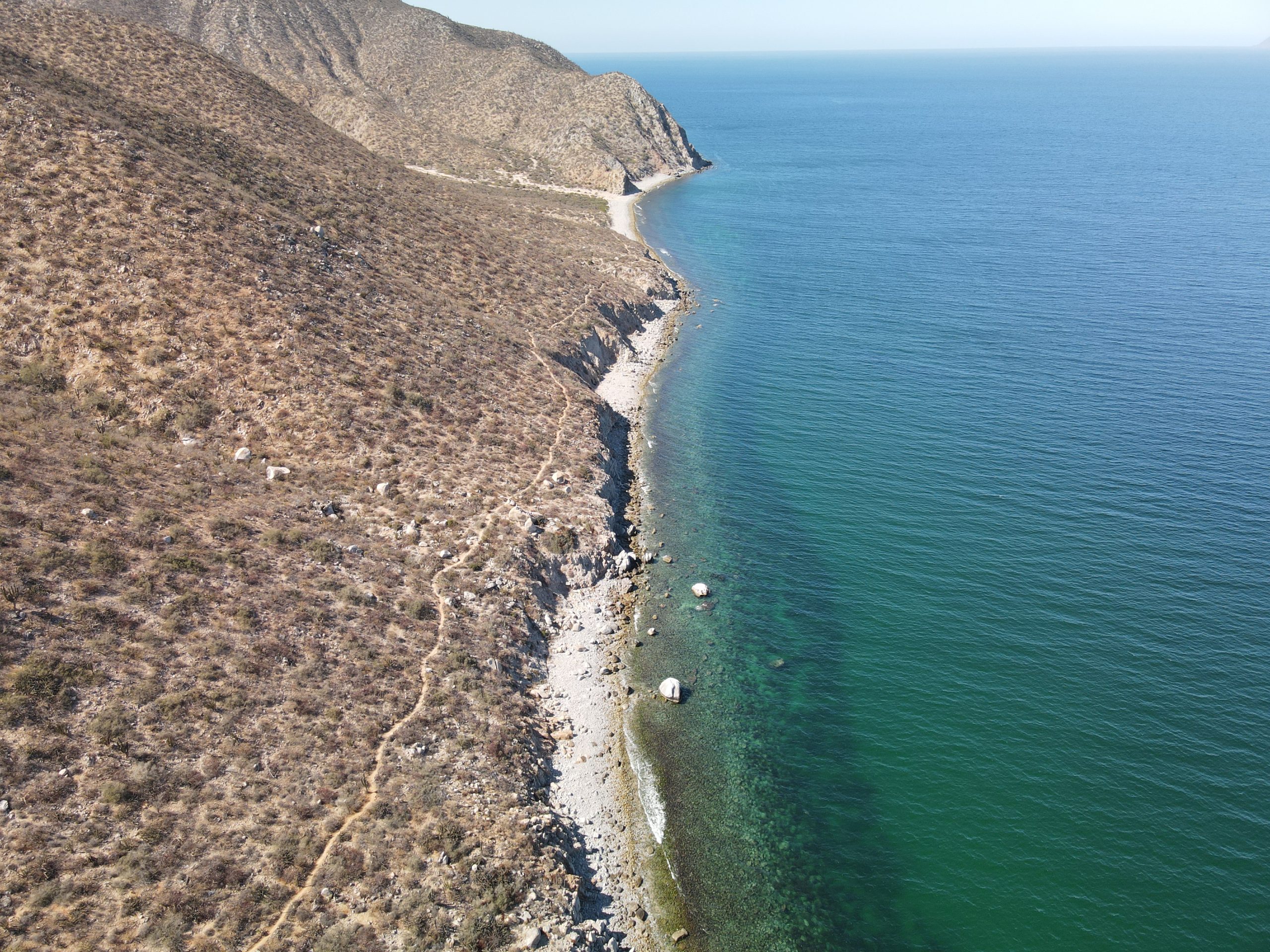Remote East Cape fishing coastline
