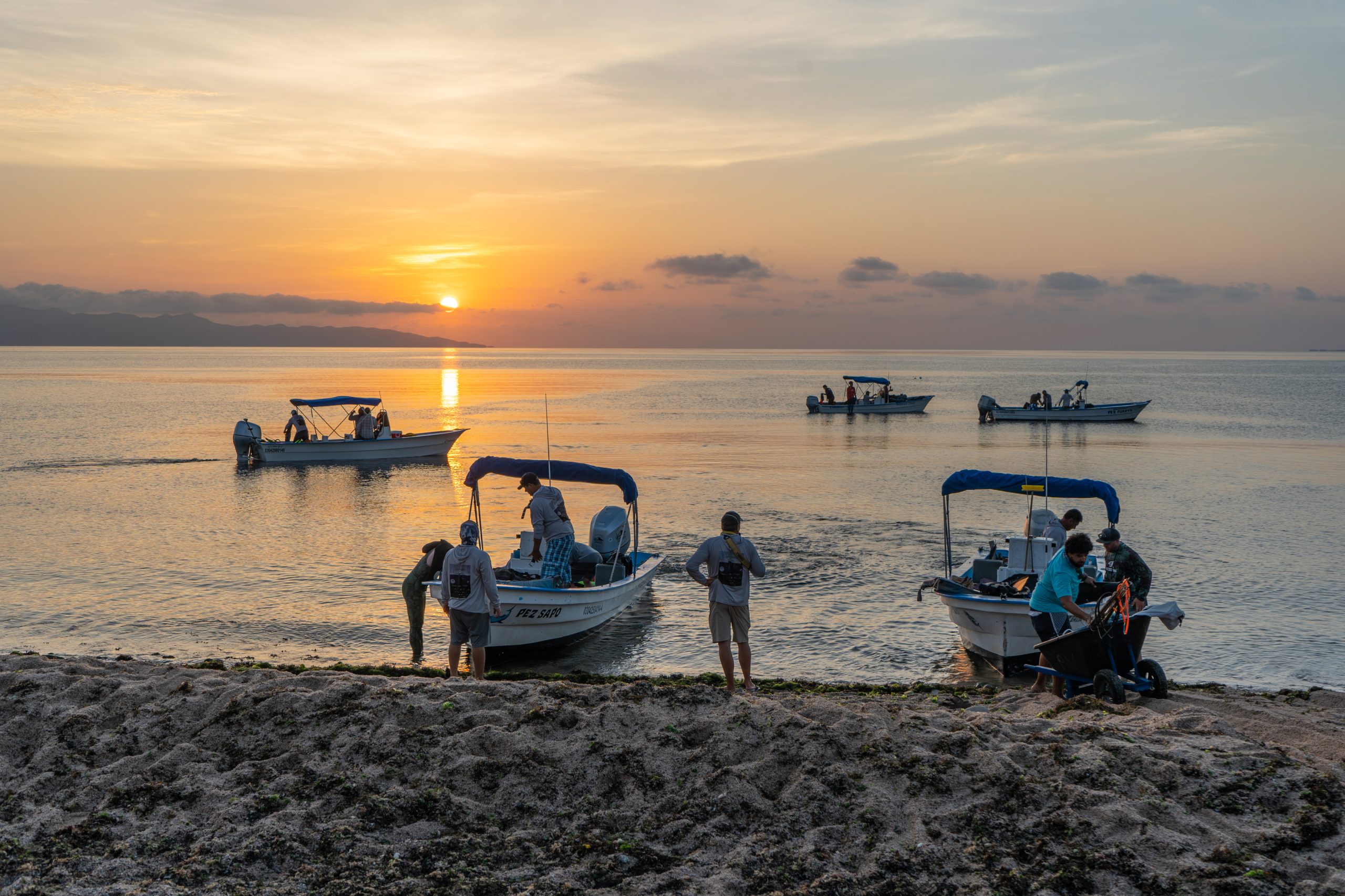 Blue Water World Cup spearfishing tournament at Palapas Ventana