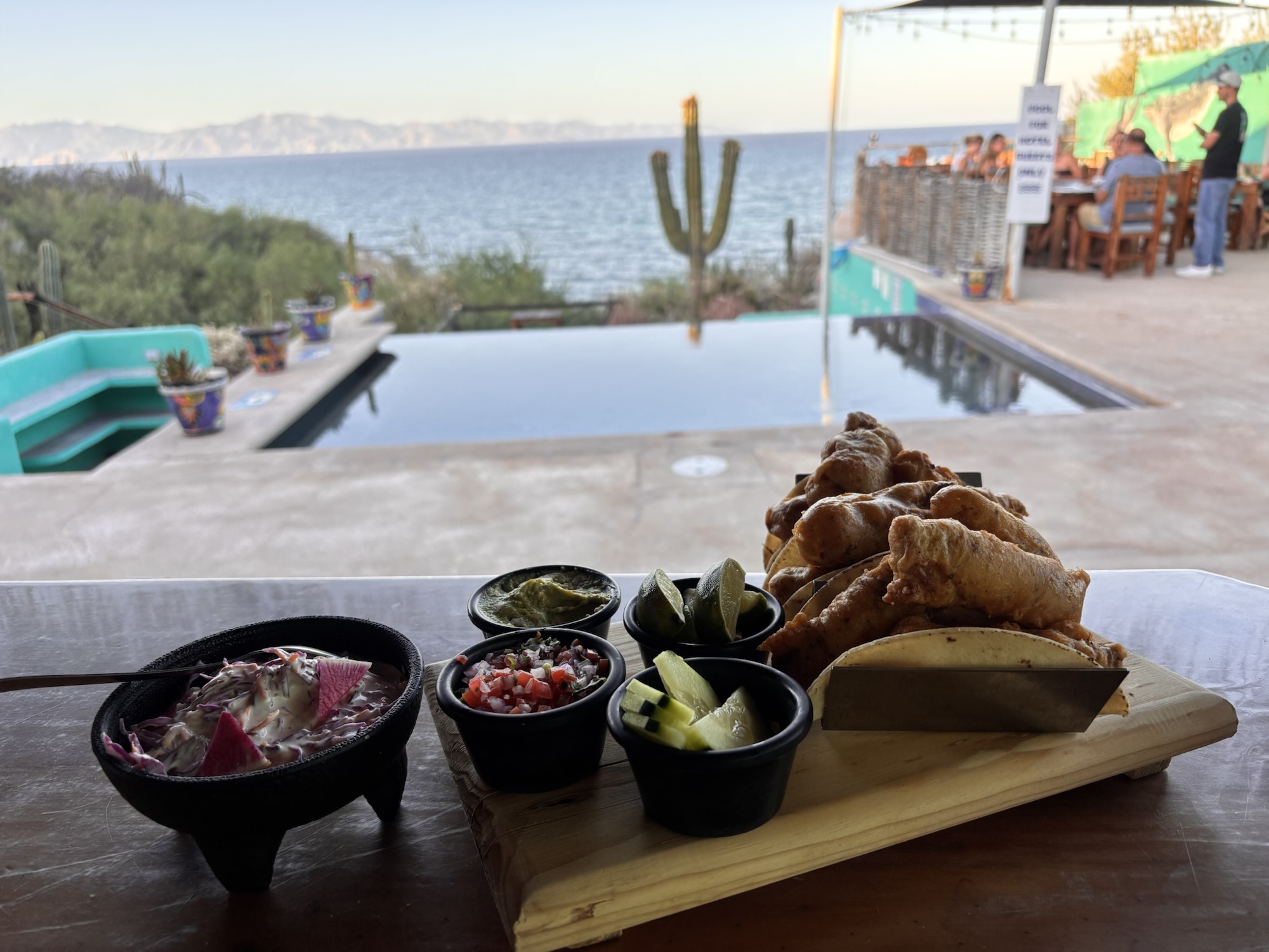 Resort spa setting